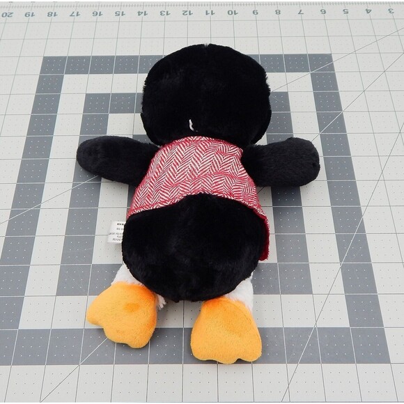 Aurora World Jasper the Penguin Plush Stuffed Animal Vest Bowtie 8 Inch - Picture 3 of 10